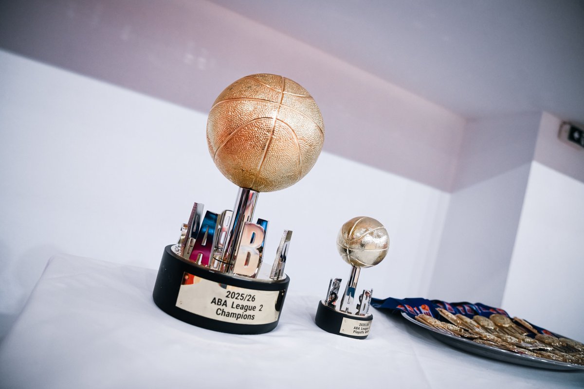 ABA_League2's tweet photo. Waiting for the new proud owners... will the trophies and medals be awarded today or will we need to wait another week?
#ABALiga2 https://t.co/kHWSjD0wXA