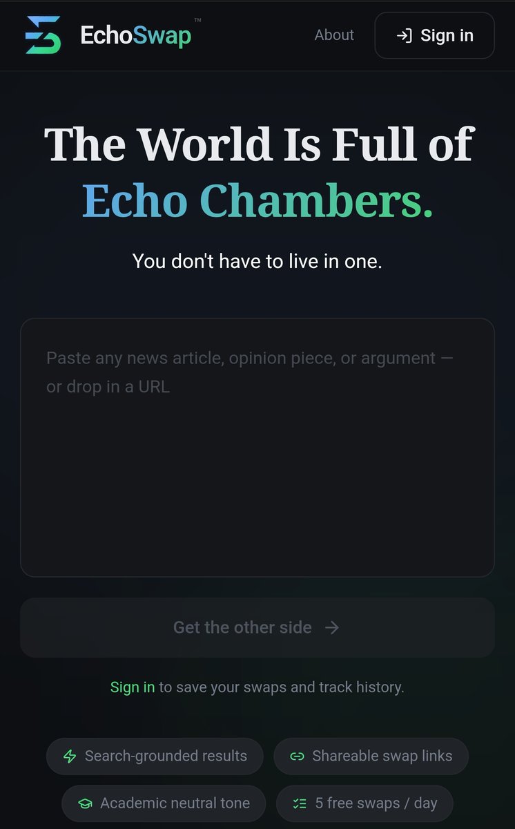 EchoSwap tweet media
