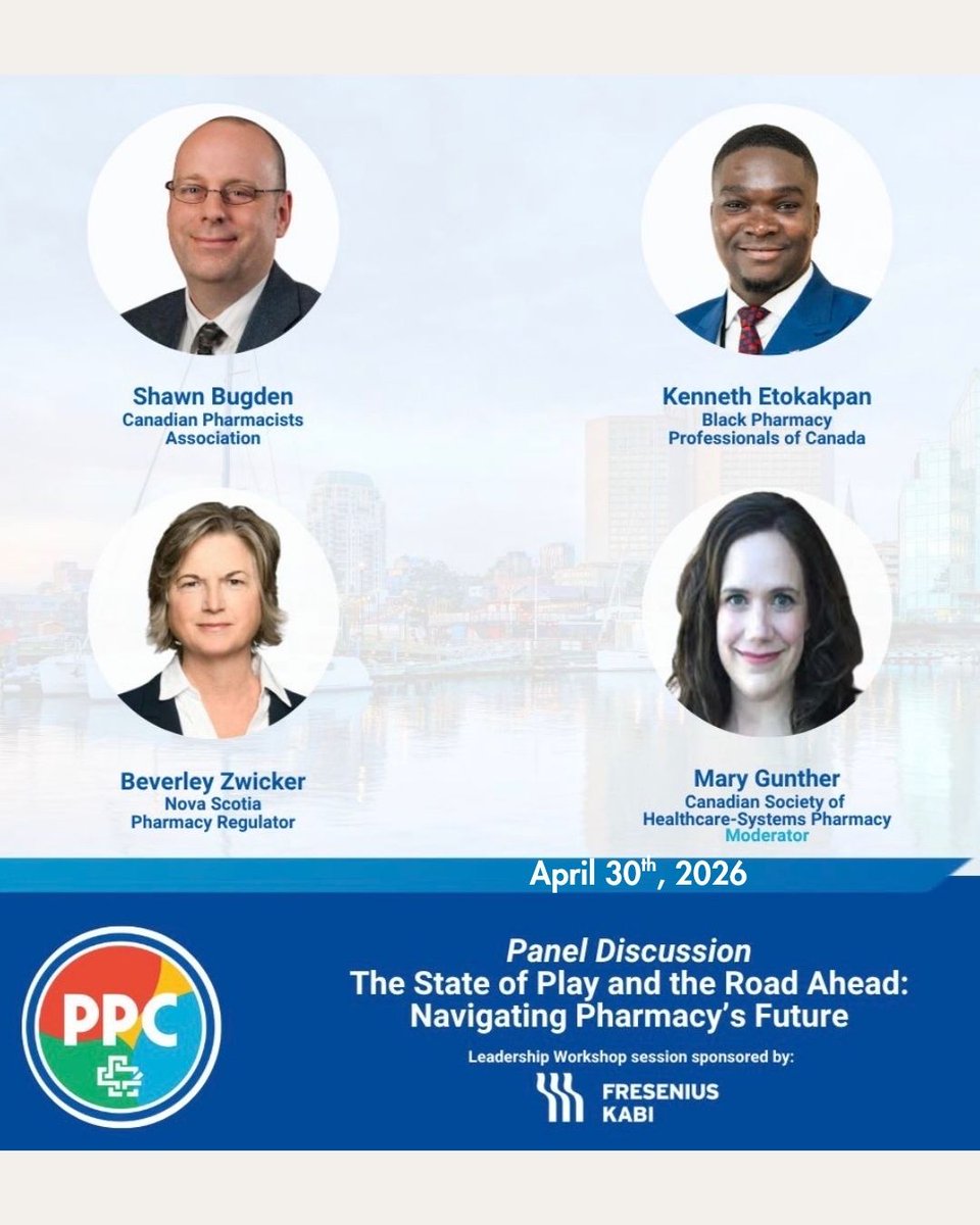 BPPCAN's tweet photo. BPPC is excited to participate in the CSHP PPC 2026 Conference in Halifax!

📝 Register: https://t.co/bfU2lLOhzi

#pharmacists https://t.co/4tMBGxUFUd