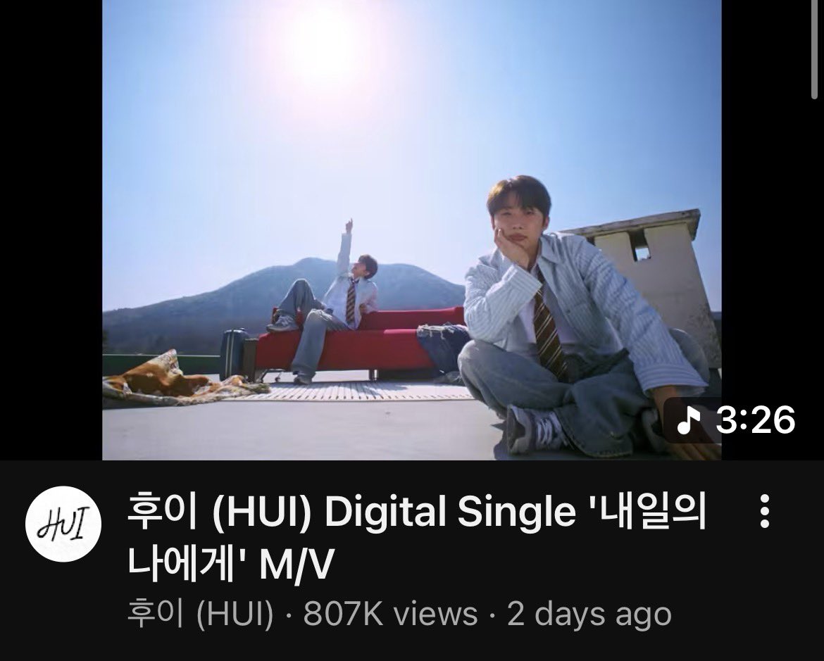 pentagon_promo's tweet photo. 📣 HUI’s <Dear Tomorrow> MV has now surpassed 800K views! 💙

1M soon?! 

Watch it here👇

https://t.co/2pBqgvB5ju

#후이 #PENTAGON #펜타곤 #DearTomorrow #내일의_나에게 @official_HUI https://t.co/3G6nhk8pN9