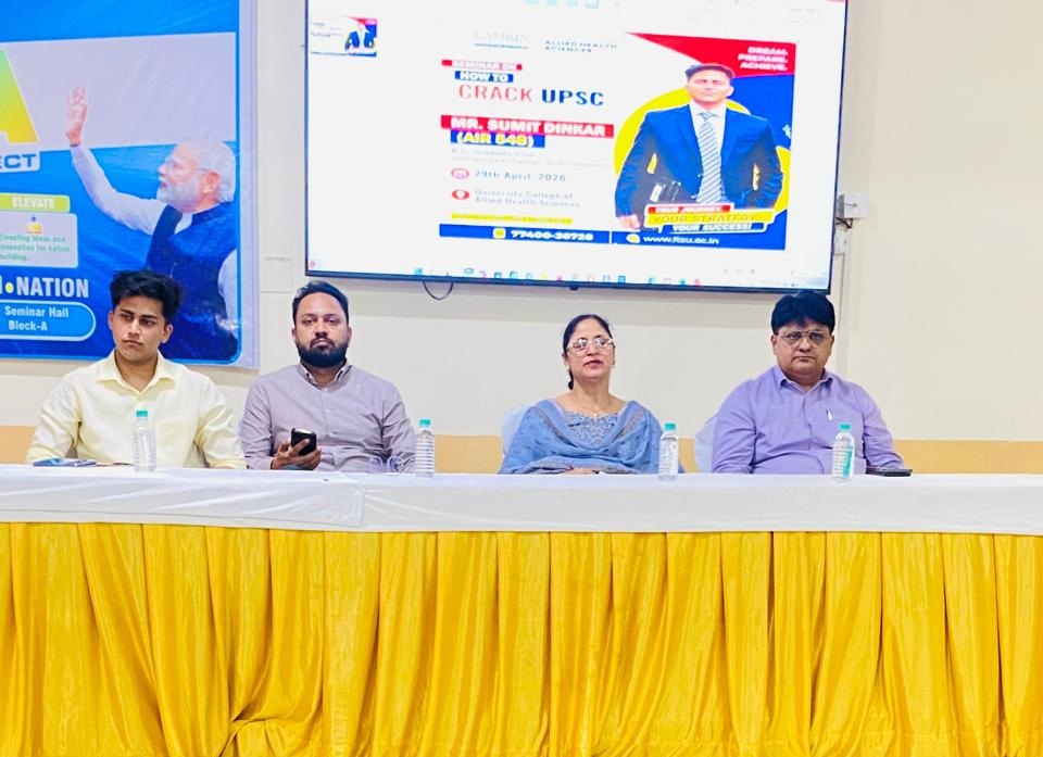 lamrinuniv's tweet image. Empowering Future Leaders at LTSU!
The Lamrin Tech Skills University (LTSU), Rupnagar, through its University School of Allied Health Sciences, successfully organized an insightful seminar on “How to Crack UPSC” in collaboration with NeXT IAS Academy.

#LTSU #UPSCPreparation