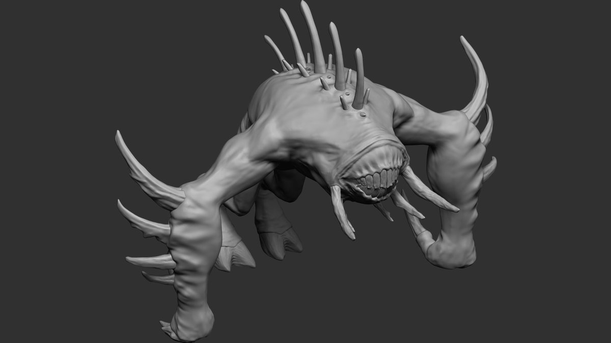 Moises_Creative's tweet image. Third Creature update.
#3d #3dmodeling #3dcharacter #zbrush