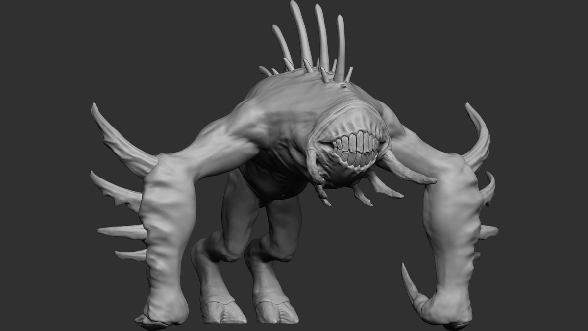 Moises_Creative's tweet image. Third Creature update.
#3d #3dmodeling #3dcharacter #zbrush