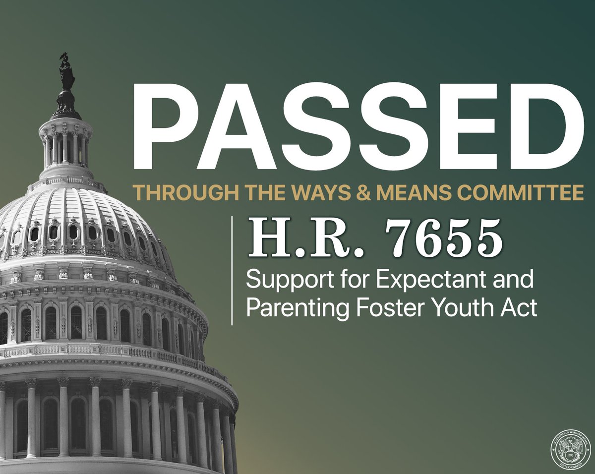 Image for the Tweet beginning: PASSED: The Ways and Means