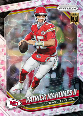 paninitracker's tweet image. 🏈 Patrick Mahomes II #3/12 SOLD for $450.00 (0.20 ETH)

2025 Panini NFT Prizm Football · Base Prizms Choice Cherry Blossom

Buyer: Brandon87 👤 nft.paniniamerica.net/@Brandon87/pro…

See more #PatrickMahomesIi for sale 👉 nft.paniniamerica.net/marketplace/nf…

#whodoyoucollect #nft #PaniniNFT