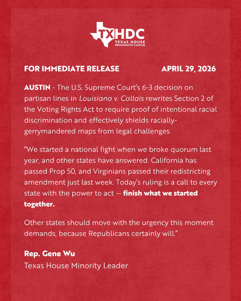 Texas House Democrats tweet media