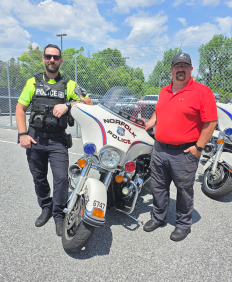 Norfolk Police Dept tweet media
