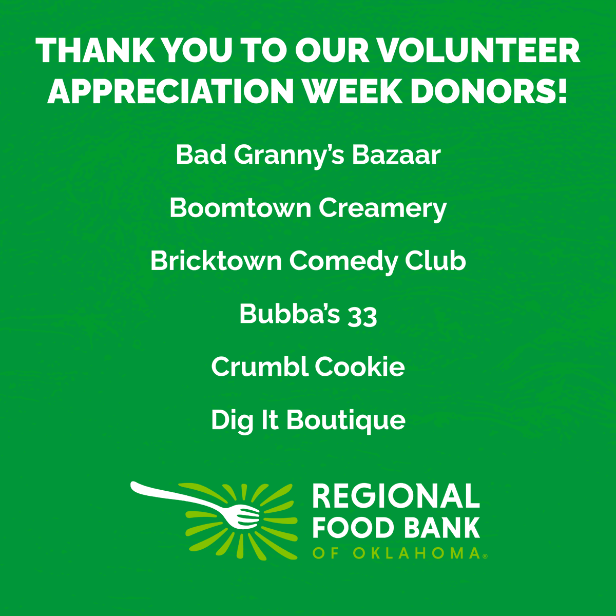Regional Food Bank of Oklahoma tweet media