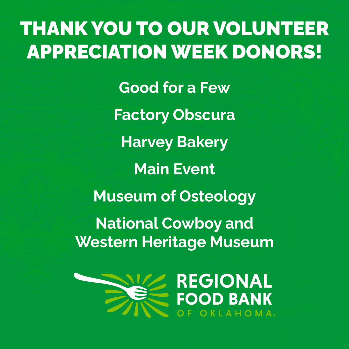 Regional Food Bank of Oklahoma tweet media