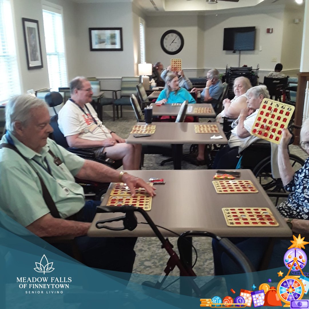 MeadowFinneytow's tweet image. Afternoon BINGO fun! 🎉💛 Residents enjoyed games, laughs, and a little competition.

#SeniorLiving #Bingo #GameTime