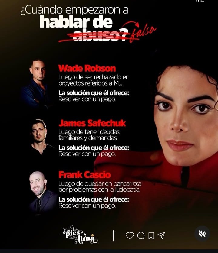 FelipeRA27's tweet photo. @Pies_of_Lee Loco cada una de las supuestas víctimas nunca buscan un juicio y se van por el dinero y a Michael le sugirieron eso sus abogados el no quería pero tuvo que aceptar para no cancelar sus conciertos y todo lo que estaba haciendo en aquella época. https://t.co/H1io05wwp0