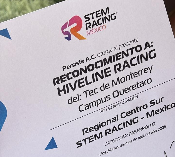 PrepaTecQro's tweet photo. El talento y la innovación de PrepaTec siguen avanzando. 🚀

Hiveline Racing clasificó al nacional de STEM Racing México que se realizará en julio en Puebla. 🏎️

Un logro impulsado por su dedicación y el acompañamiento de sus coaches Mayra Villarruel y Gabriel. 🏁 https://t.co/Yn3F7NpmLa