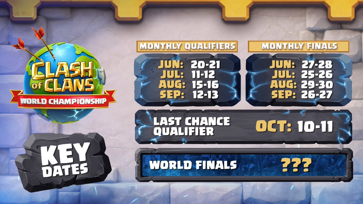 Clash of Clans Esports tweet media