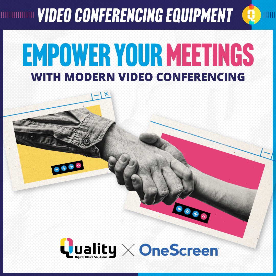 QualityDOS's tweet photo. Say goodbye to dropped calls and outdated tools. With OneScreen from Quality Digital, get access to intuitive, reliable video conferencing! See how a simple upgrade can supercharge teamwork.

Learn More: https://t.co/XqCrXYHnFQ

#DigitalWorkplace #SmartMeetings https://t.co/RugFhoXdq8