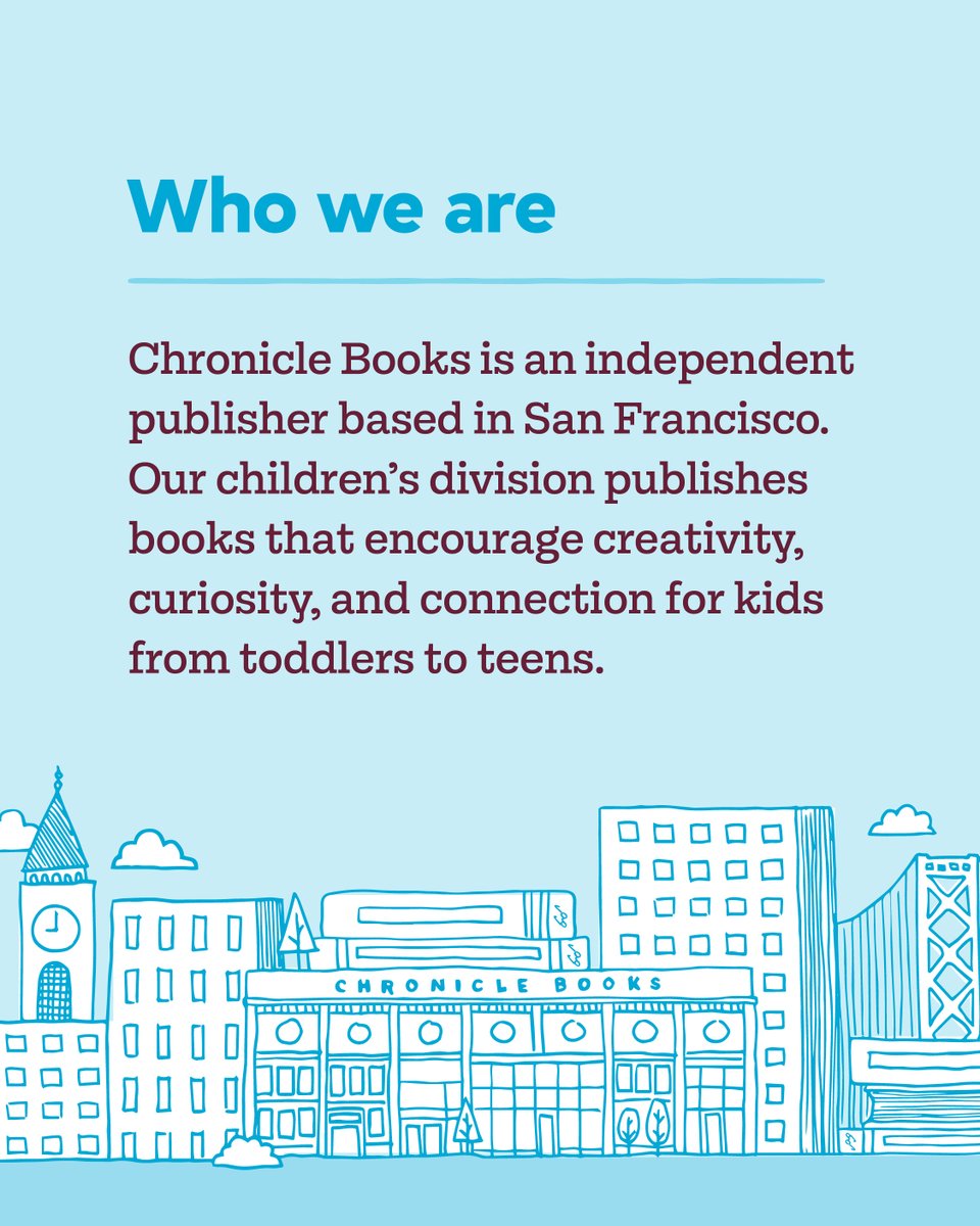 ChronicleKids's tweet image. 📣We are thrilled to announce that for a limited time, we are accepting manuscript submissions for children's books!📚

The submission period is May 3-17, 2026‼️
Visit 🔗chroniclebooks.com/submissions for more details.

We can't wait to hear from you!🩵