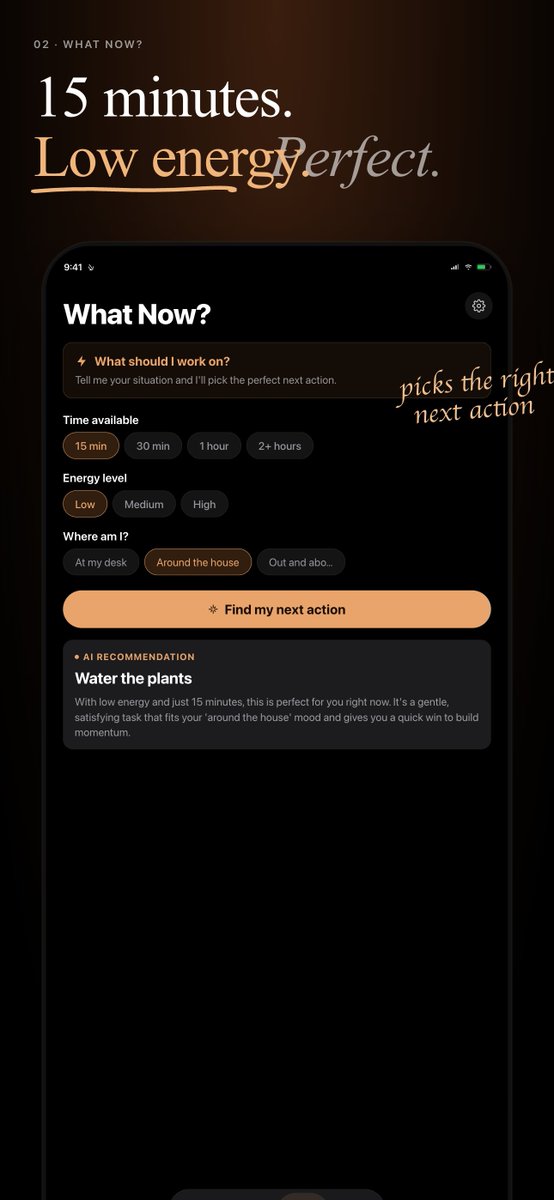 joelrightler's tweet photo. 隙間 (sukima) — the Japanese word for the small gap between things. The pause, the opening, the in-between.
I built an iOS app around the idea. Dump everything on your mind. AI sorts it. Tells you what fits the gap you're in right now.
Live on the App Store today:

https://t.co/CB0AOcZiTz would love to hear what you think