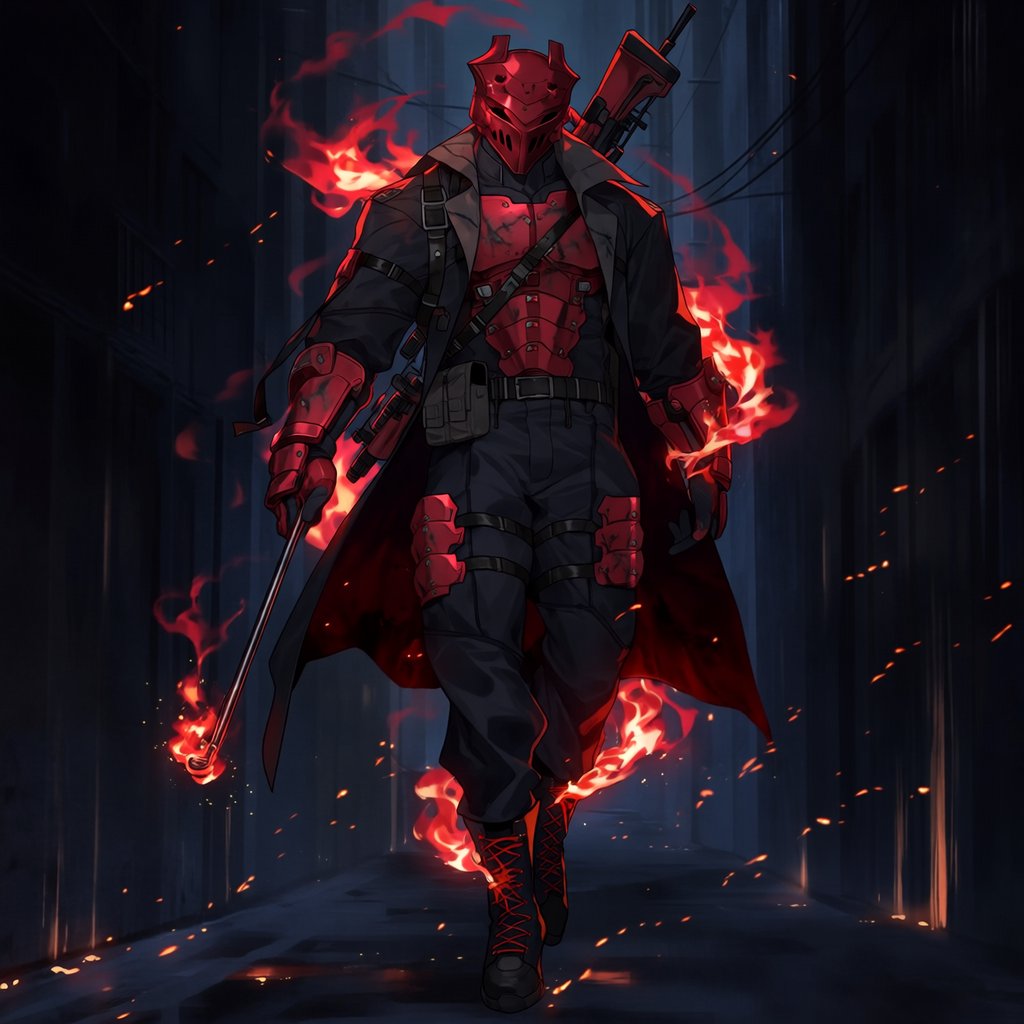 JohnSmith_EiS's tweet image. A failed iteration of my Crimson Minotaur supervillain concept.  I doesn't really match my vision of Crimson, but it was still cool enough to share.
#superhero #supervillain #AIart #AIイラスト