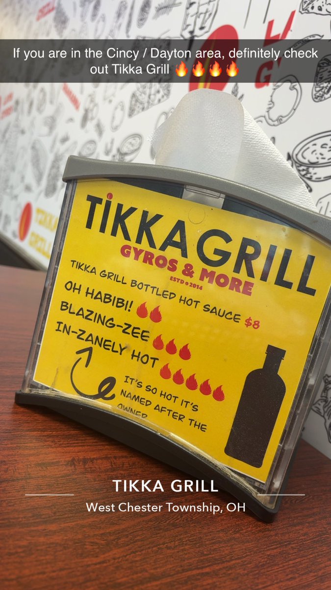 SOTR_PodGuys's tweet image. Shouts out to Tikka Grill in West Chester!
#Gyro #Food #Ohio