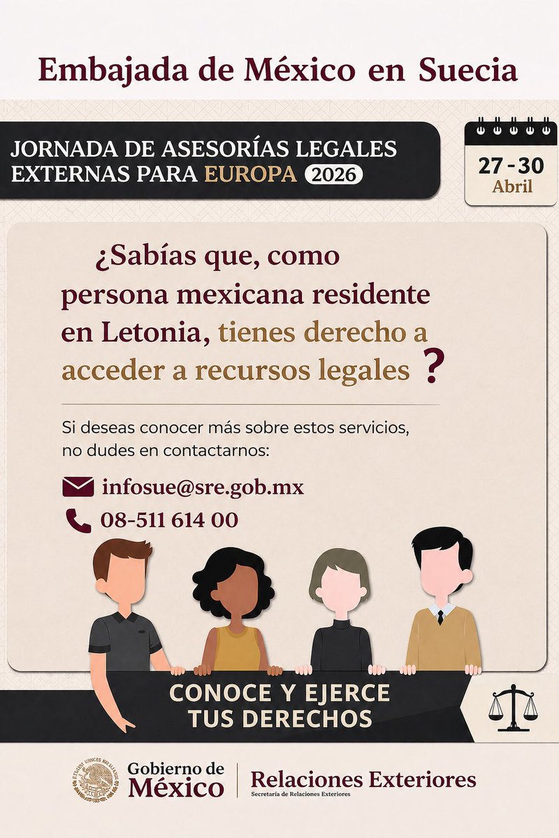 Embajada de México en Suecia tweet media