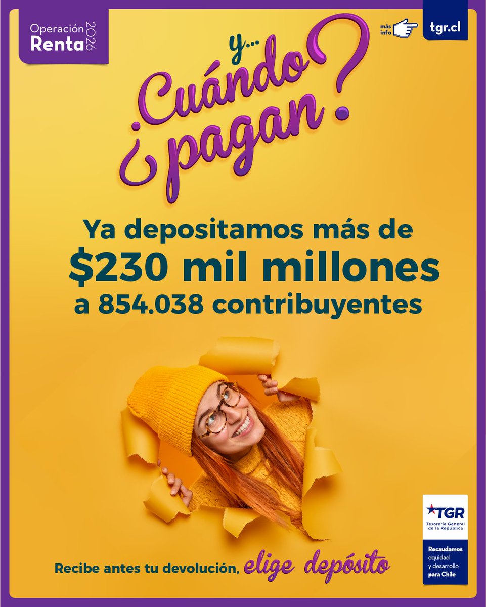 Tesorería General de la República tweet media