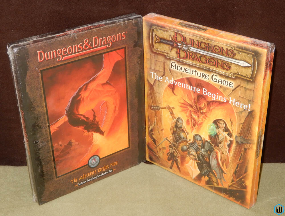 Going to the shop shelves today are a pair of D&amp;D intro sets from the turn of the century, both in shrinkwrap. I have a post over at my photoblog that dives into the sets, which are quite different, despite being only a year apart; link in the comments.