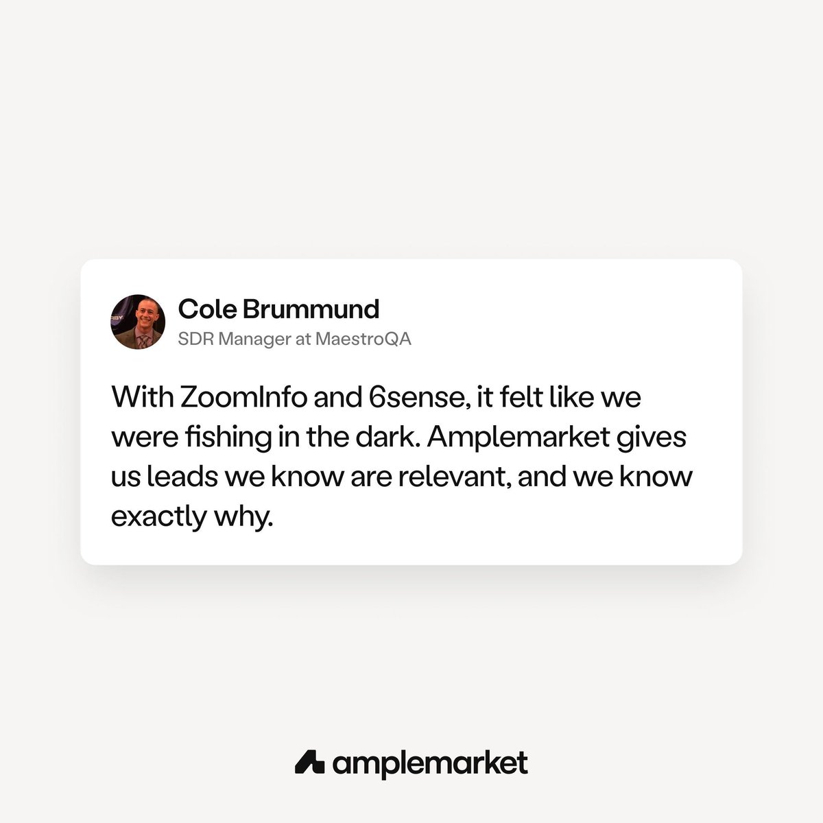 Amplemarket tweet media
