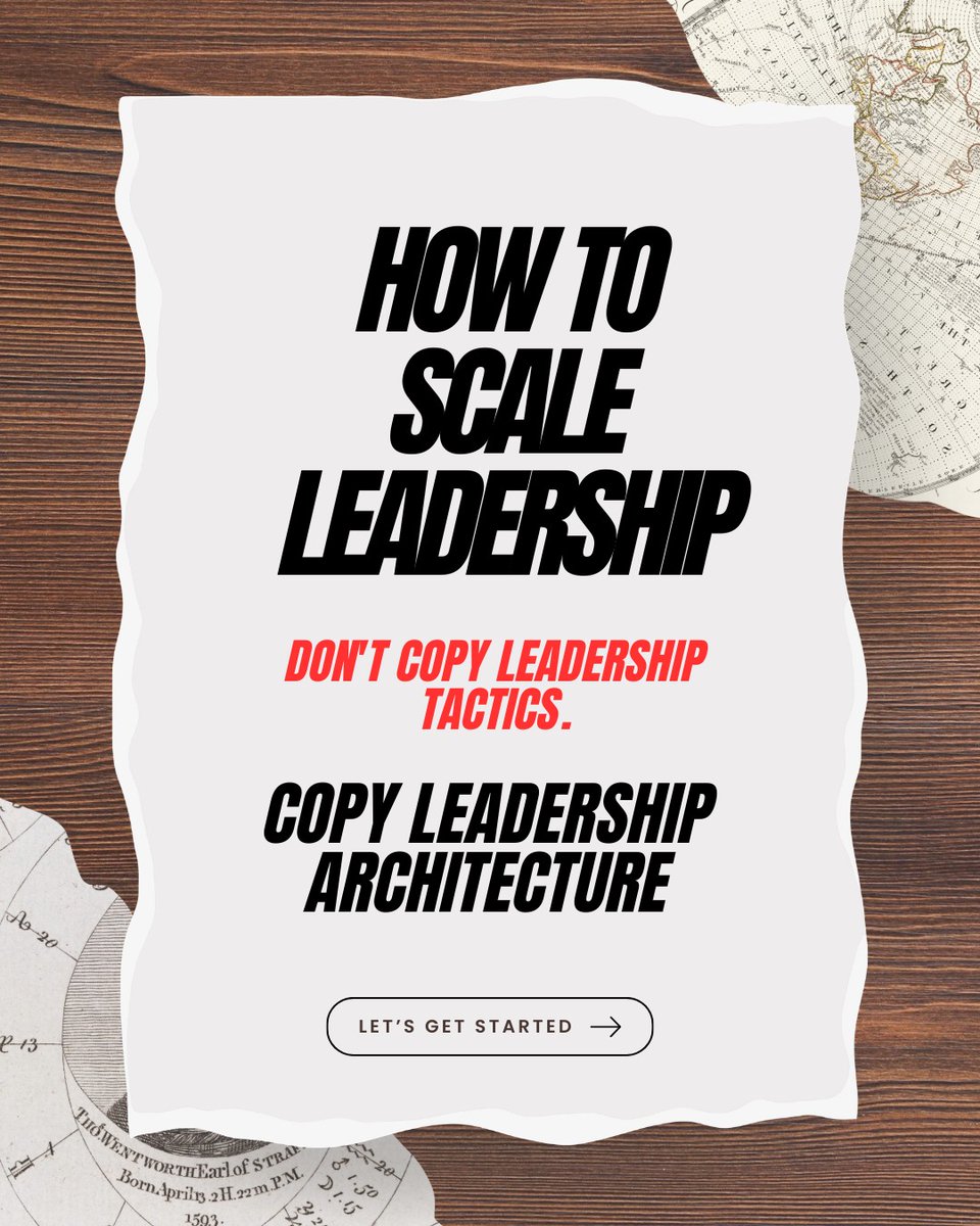 MannyPalachuk's tweet image. Stop copying what great leaders do. Copy how they architect decisions.

The question isn't "do I need better people?" It's "what structure lets my team decide like I would — without me in the room?"

Build the framework.

#Leadership #Systems #DecisionMaking