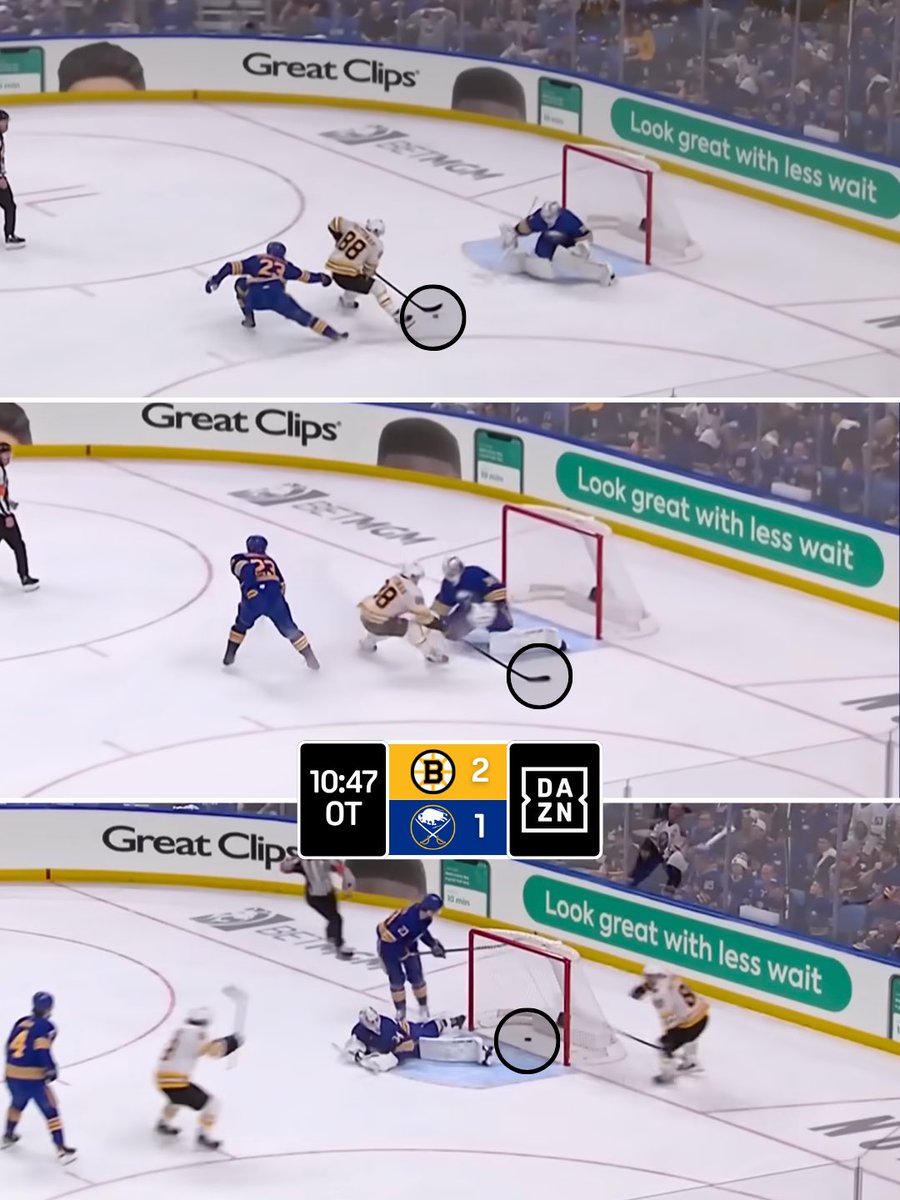 DAZN's tweet image. The Bruins aren’t giving up yet 👀

#NHLonDAZN | #Bruins | #NHL