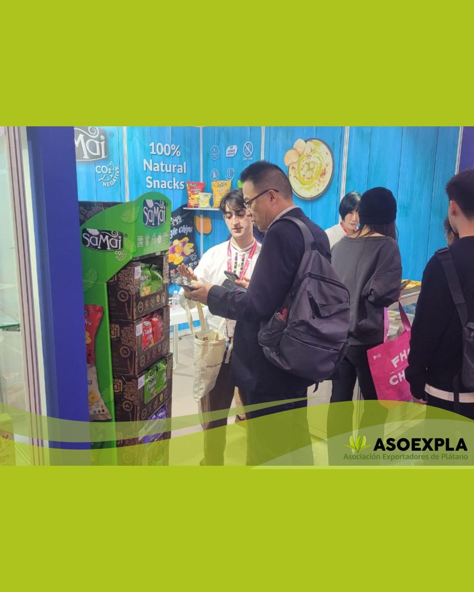 asoexpla's tweet photo. Felicitamos a nuestro socio @samaisnacks por lograr la primera exportación directa de snacks de plátano hacia China 🇨🇳

Un paso clave que abre mercado en importantes ciudades chinas y posiciona al país en productos con valor agregado.

El sector avanza 🚀

#ASOEXPLA #Exportacion https://t.co/uhDMSz0GtY