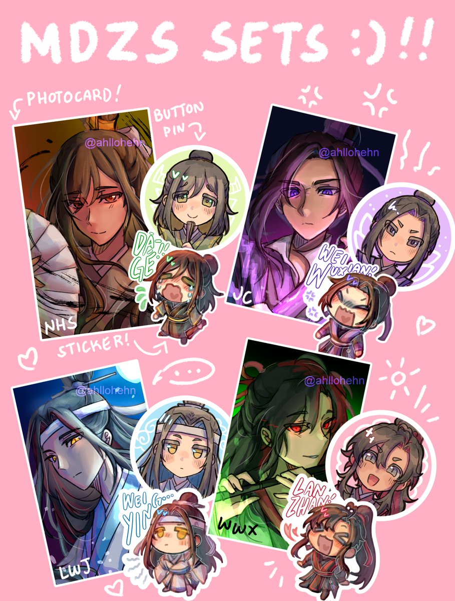 ichikarume's tweet image. (Coming soon)
Planning to sell these as sets soon on ShopeePH ^^

#MDZS #魔道祖師