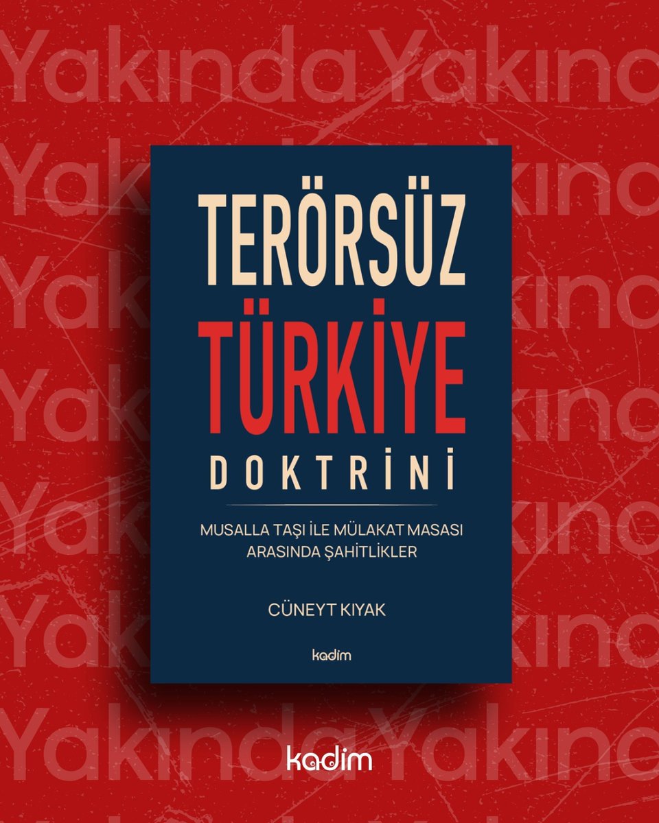 KadimYayin's tweet photo. Türkiye’nin yakın tarihini sadece güvenlik politikaları ve siyasi tartışmalar üzerinden mi okuyoruz? Cüneyt Kıyak, Terörsüz Türkiye Doktrini ile bizi "musalla taşı ile mülakat masası" arasındaki o görünmez ince çizgiye davet ediyor.

Bu kitap; aidiyet arayışından kopuşlara, aile içindeki sessiz dönüşümlerden toplumsal ilişkilere kadar terörün bireyin ruhunda nasıl kök saldığını sahada bizzat şahitliklerle anlatıyor.

📖 Bir toplum, kendi içindeki kırılmaları onarmadan kalıcı bir huzura ulaşabilir mi?

#TerörsüzTürkiye #CüneytKıyak #Radikalleşme #ToplumsalOnarım #KitapÖnerisi #YeniÇıkanlar