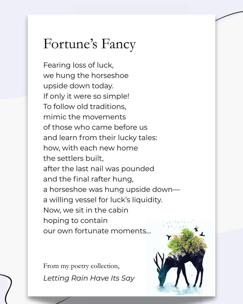 DonnaBaierStein's tweet photo. I hope you enjoy this selection from my poetry collection, “Letting Rain Have Its Say.” 🌦️

Learn more about the collection: 
https://t.co/UEm23TgUaT https://t.co/rlXu4jYAkC