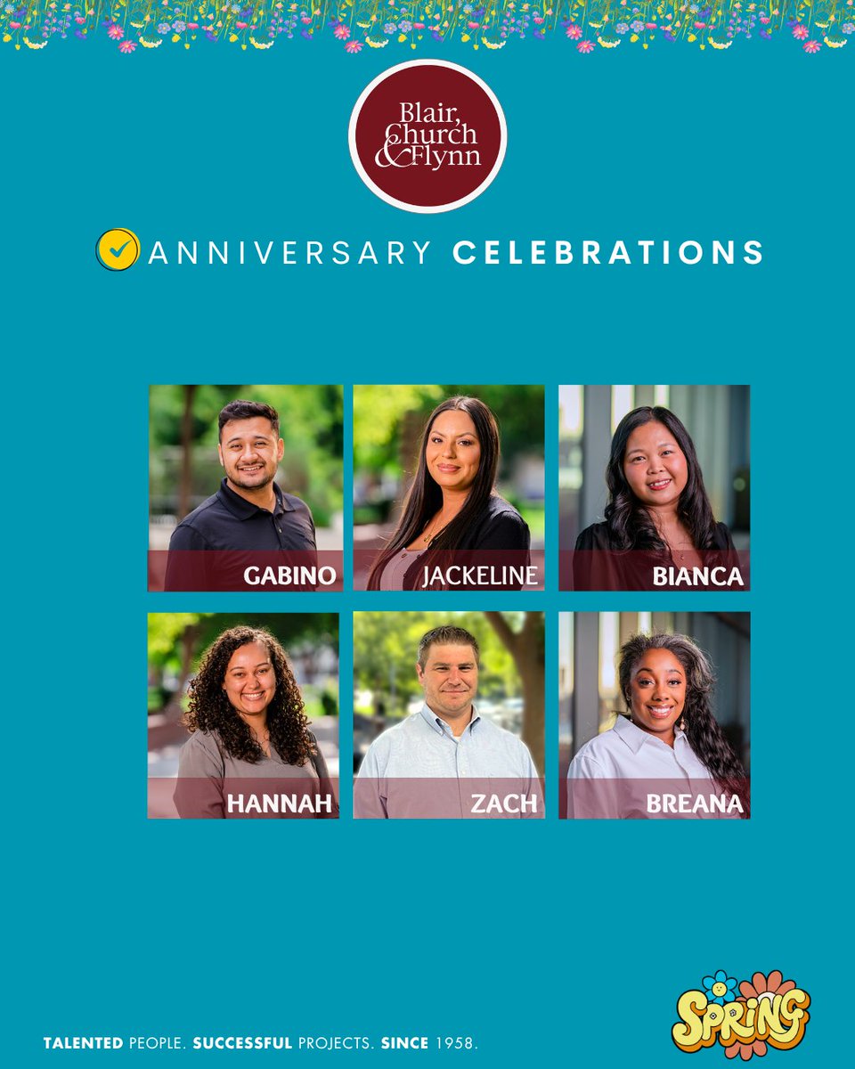 bcfengr's tweet photo. We want to congratulate everyone celebrating their April anniversaries! We appreciate each and every one of you!🙌

#TalentedPeople #SuccessfulProjects #Since1958 #WorkAnniversary #April https://t.co/D2vsyV2hnN