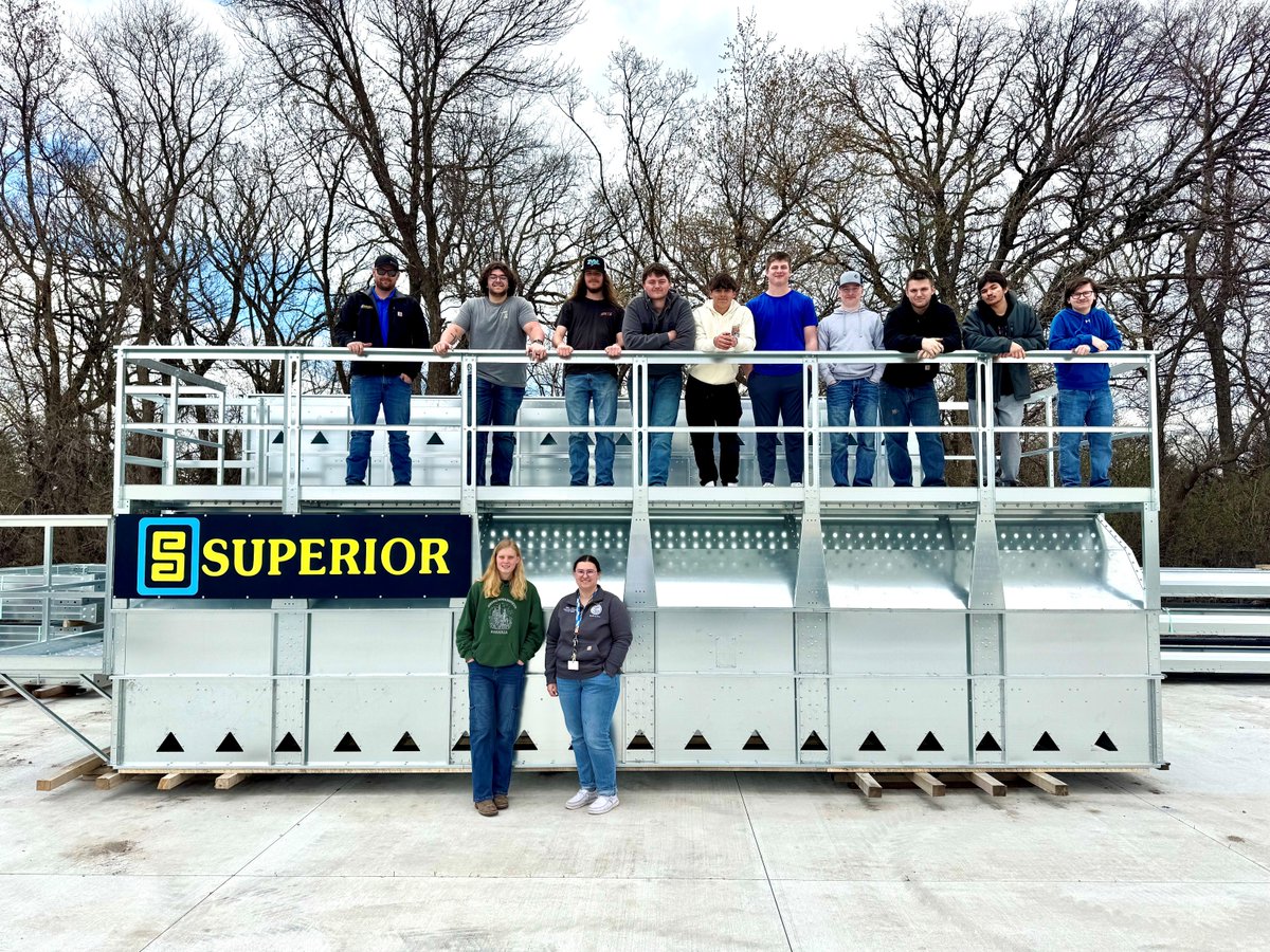 Thank you to Kindred Public School’s welding class for stopping by our manufacturing plant yesterday to learn how your skills and techniques connect to the real world.