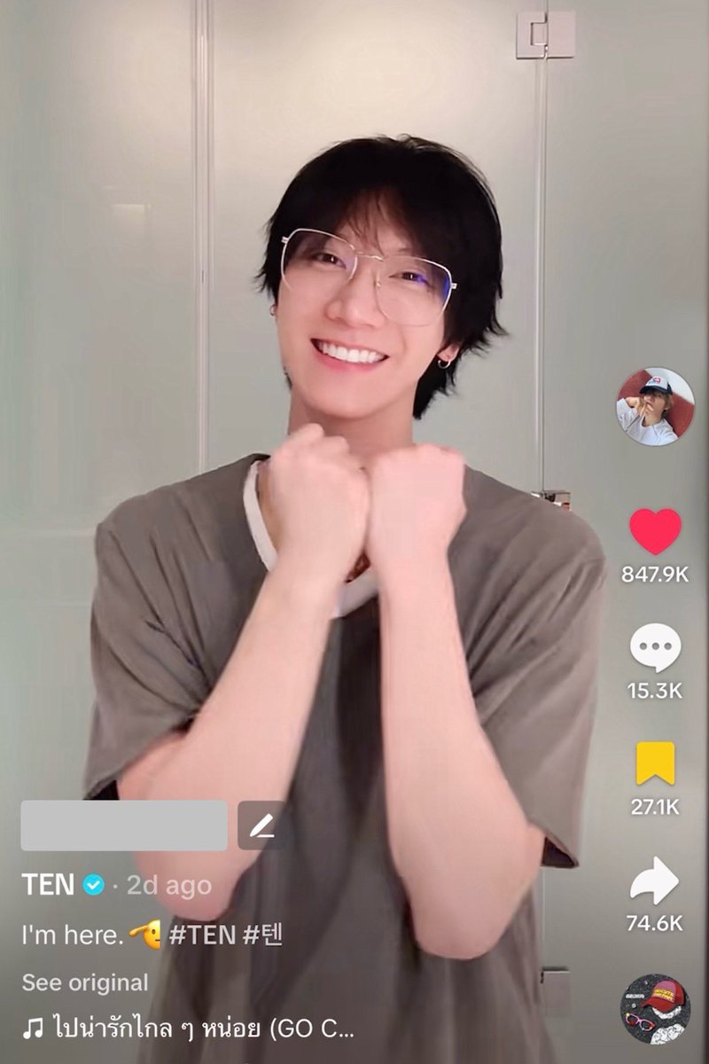 TEN’s Thai song TikTok is his most popular, hitting 3M views 🥰 he’s always been skilled and polished, so people love seeing his cute, playful side, no wonder the top clips all lean that way. Now that he’s found what works, he can mix in whatever he wants content-wise… and yes,