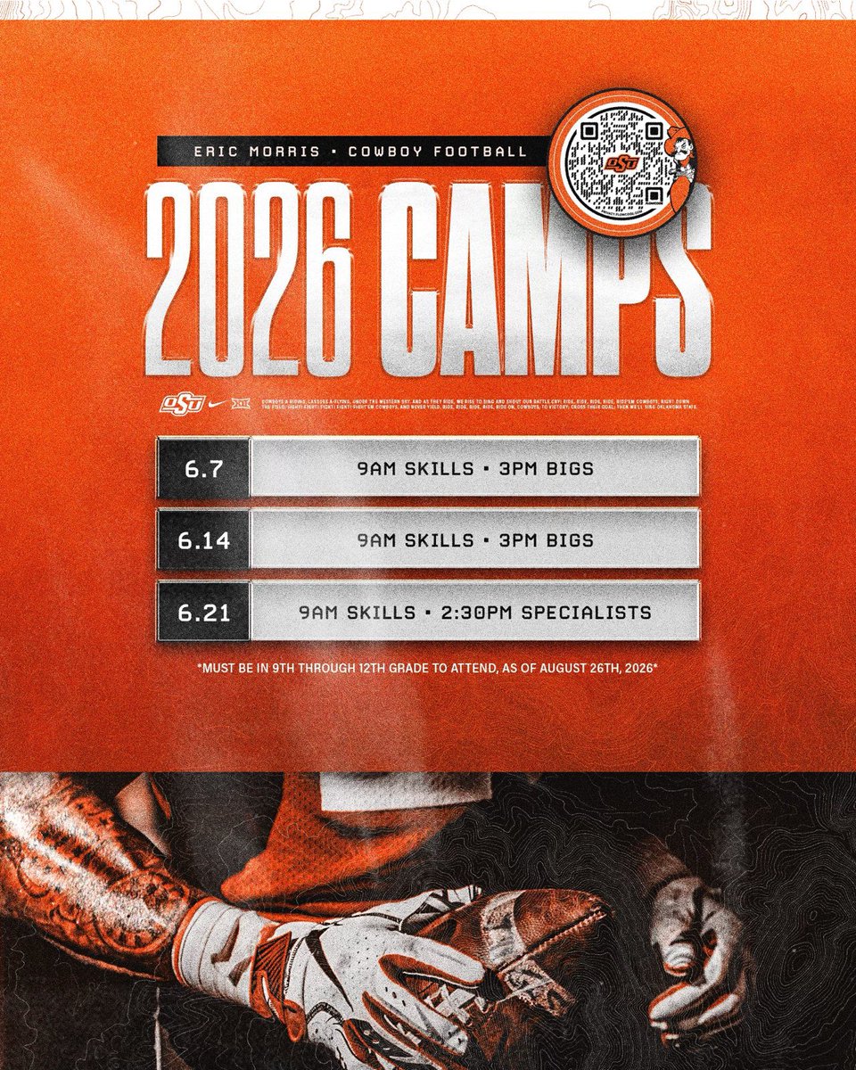 BPplunkett08's tweet image. Blessed to receive an invitation to the Oklahoma State University Skills Camp.  Thank you @_CoachGrimes_ for the opportunity.  I’m excited to get to Stillwater to compete and learn from your staff! #GoPokes 

@CowboyFB @pinecreek_fb @CoachHudsonPC @sixstarfootball @PrepRedzoneCO