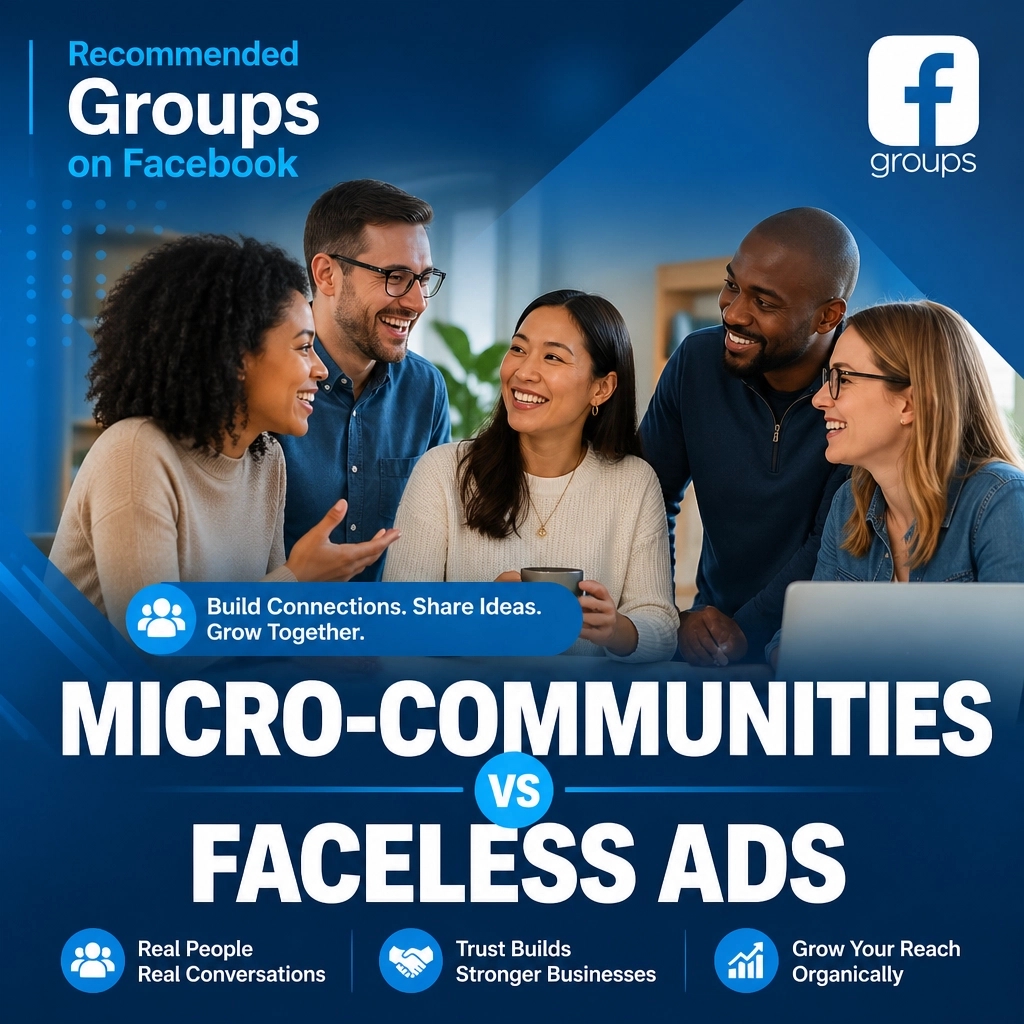 robertjrussell's tweet image. Stop wasting money on faceless ads. 2026 is the year of 'Micro-Communities'! 🤝 Skip PPC and be the recommended expert where neighbors do the marketing for you. Simple and authentic. Ready for exposure? Apply: forms.gle/CLpppTmEExmJ2h… #SmallBiz #FacebookAds