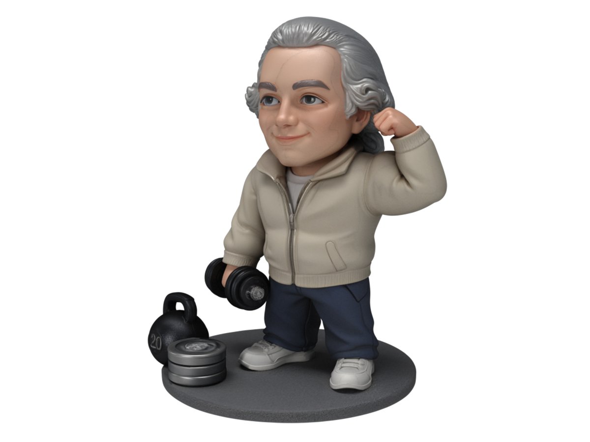 Kanal3D_Studio's tweet image. Chibi Style George Washington 3D Model
#Chibi #Style #Miniature #stylized #character #3d #model #president #Figurine #Caricature #Printable #Mascot #Kettlebell #Flexing #Weights #Tracksuit #Biceps #Historical #GeorgeWashington

Learn more: kanal3d.short.gy/GeorgeWashingt…