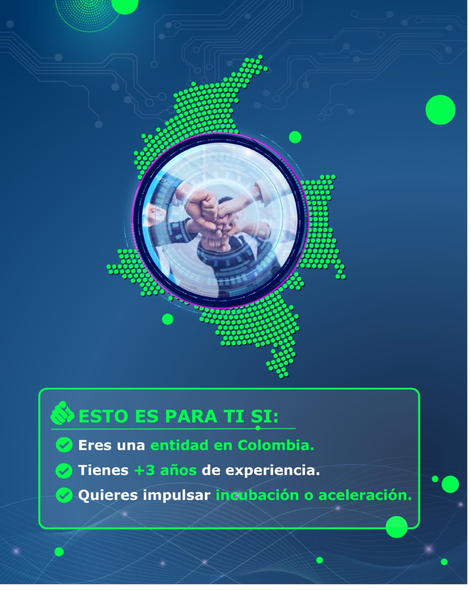 InnpulsaCol's tweet photo. 🚀 Tu región puede crecer con innovación digital.

Postúlate a la convocatoria de fortalecimiento para actores regionales y lleva más oportunidades a tu territorio.

⏳ No dejes pasar esta oportunidad.

Aplica aquí: https://t.co/6gIupIt9Ak

#EmprendimientoDigital2026 https://t.co/d2rnuspJH3