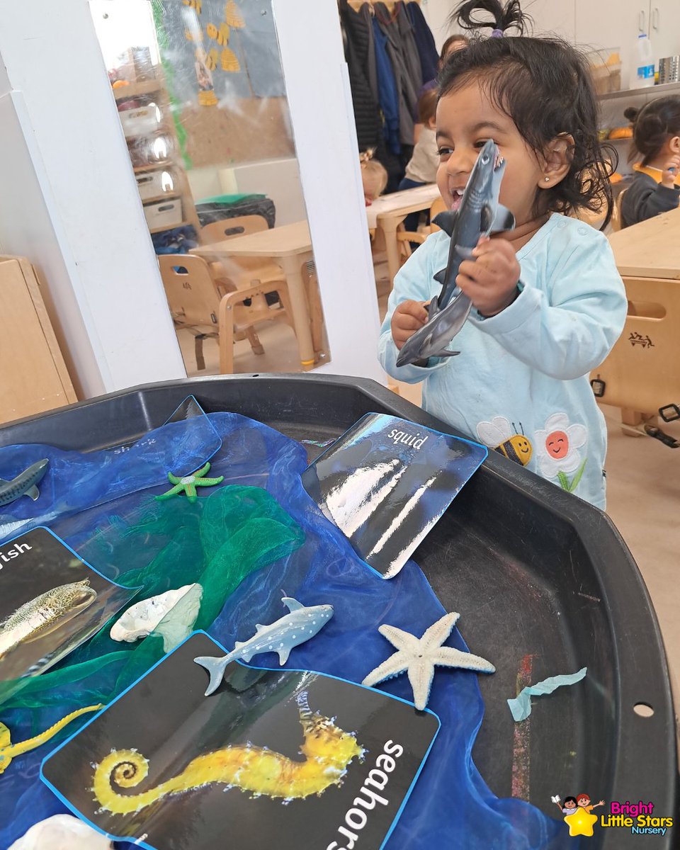 BLSNurseries's tweet image. Underwater Worlds 🐠🌊

Here at BLS #Barnet, our Galaxy room made a splash, diving under the sea with a hands-on aquatic activity, where they explored sea creatures, sensory play and lots of imaginative ocean adventures!

#NurturingBrightFutures #TuffTray #TuffTrayToday