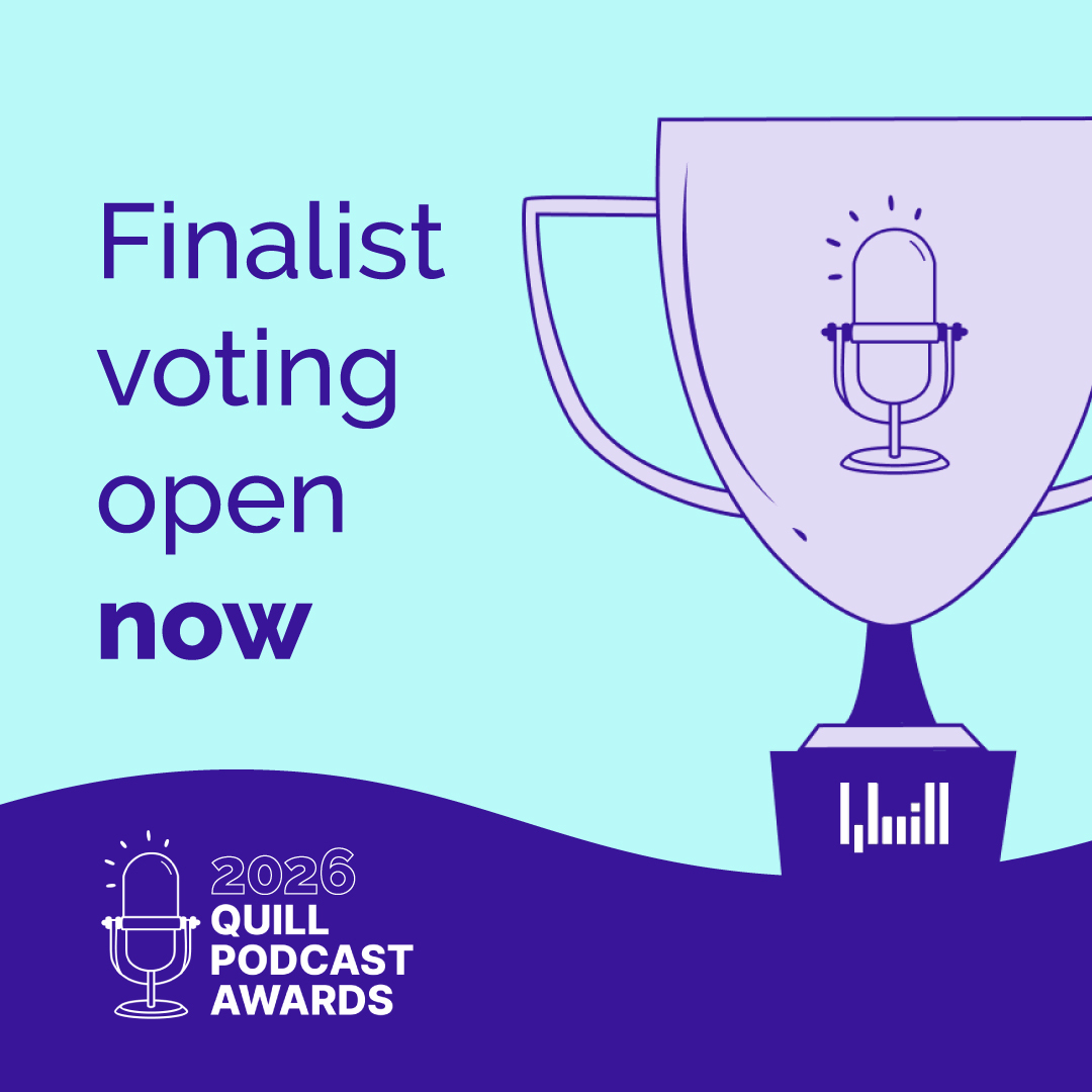 inc_quill's tweet photo. Finalist voting for the Quill Podcast Awards is now open!

The top podcasts per category have been selected from your nominations. Now it’s your turn to decide who moves forward.

Get your votes in by May 8th: https://t.co/bISiaxDGXL

#quillpodcastawards #qpa #podcastawards https://t.co/MNAQyxT50z