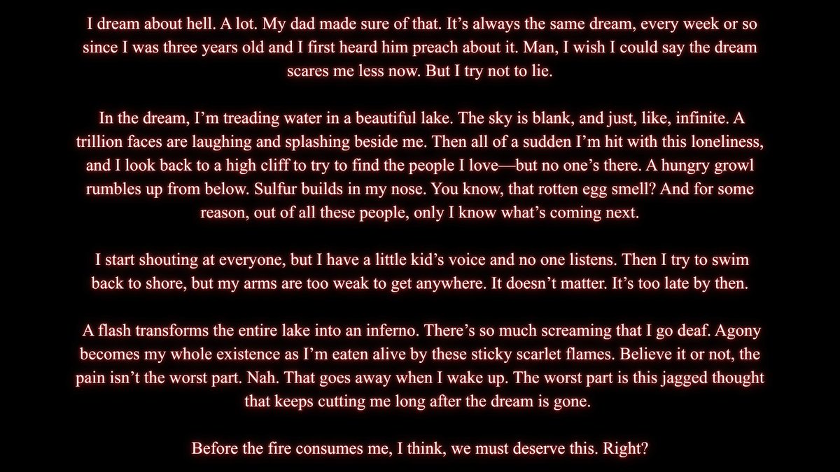 ABKoga's tweet image. Welcome to All Fates Seminary.

The more contradictions you realize,
the more toxic theology you fight,
the more trauma you heal,
the more magic you control.

Check out the prologue below!

#QuestPit #AG #A #DF