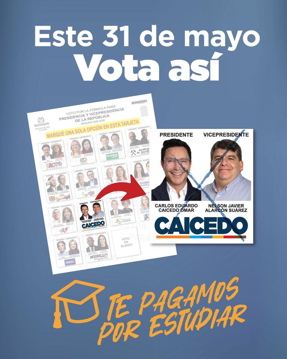 A 32 días para las elecciones, la pregunta para la que antes no había respuesta clara, ya hoy tiene solución: Colombia conoce que @CarloseCaicedo gobierna con resultados, mientras el resto solo sobrevive del poder y las estructuras heredadas.

La izquierda que funciona no es la