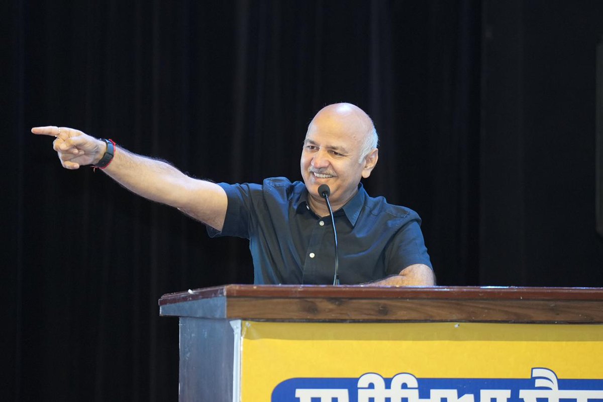 Manish Sisodia tweet media