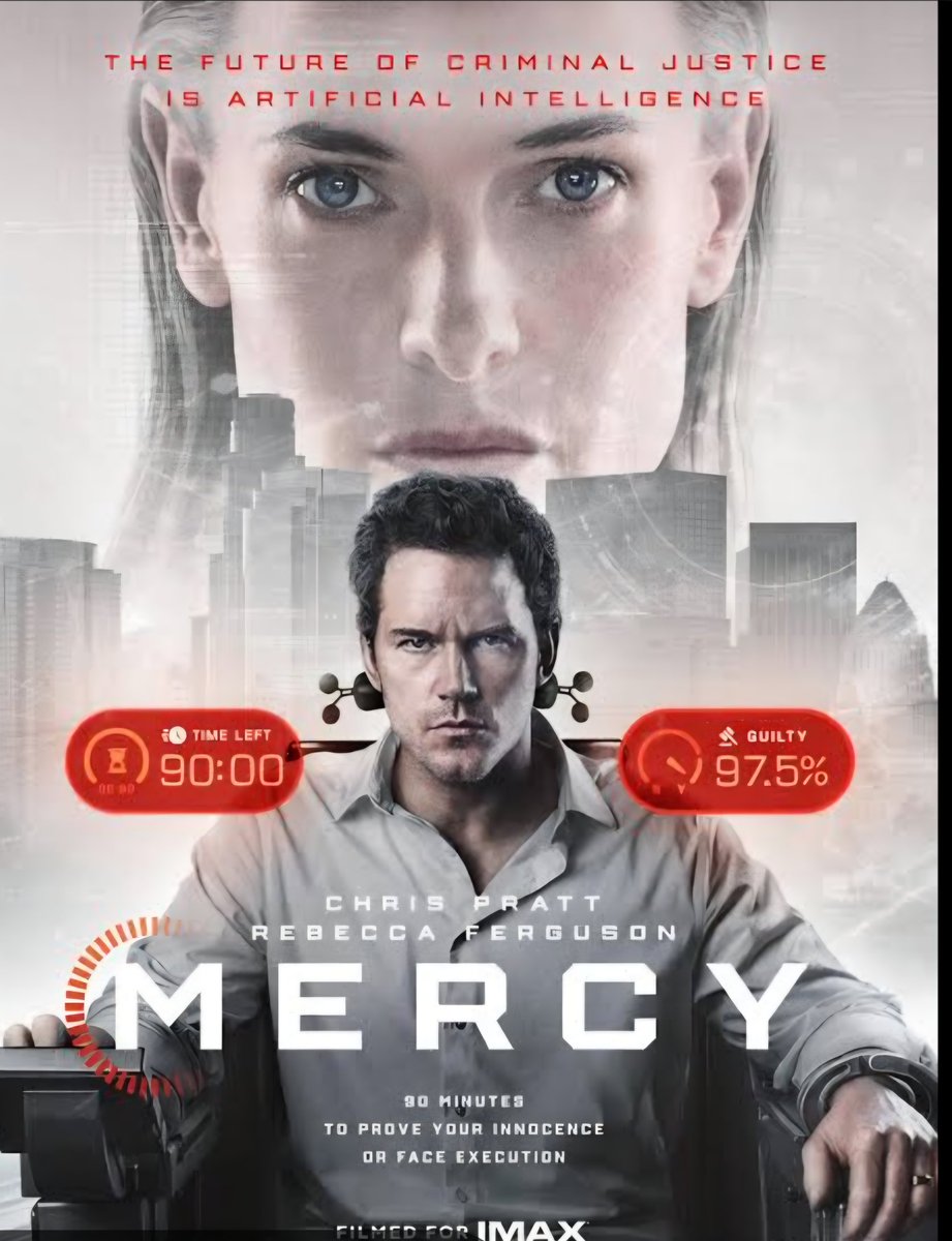 HakeemCounsel's tweet image. Watching the MERCY movie as a Legal technologist ,one thing stands out : Whoever  controls data Controls Justice .The movie discreetly mirrors a future where privacy isn't just a right  but a leverage . Law must evolve before tech outpaces accountability.
#legaltech #dataprivacy
