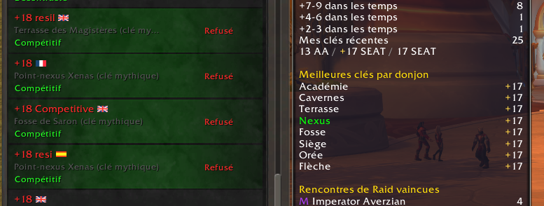 NeuKhiA1's tweet image. La réalité du PU DPS sur WoW (comme chaque saison) 
Et c'est ce qui va me faire arrêter le jeu après 18 ans de jeu. Je rentre du travail je passe 4-5h à tag et puis j'abandonne. 3 semaines que je suis bloqué sans pouvoir tenter faire une 18. @Warcraft_FR #warcraft