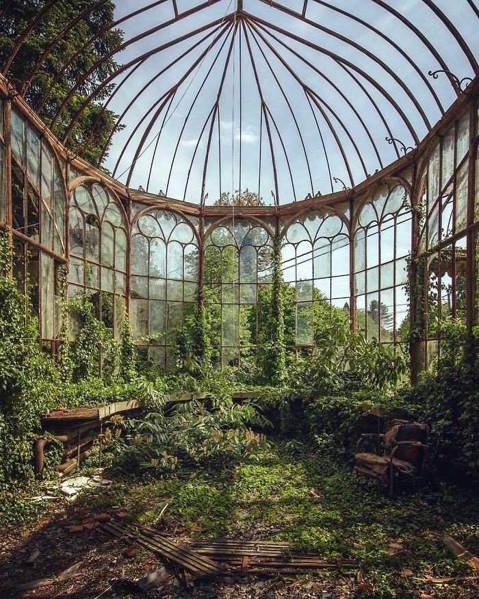 A collection of abandoned architecture.