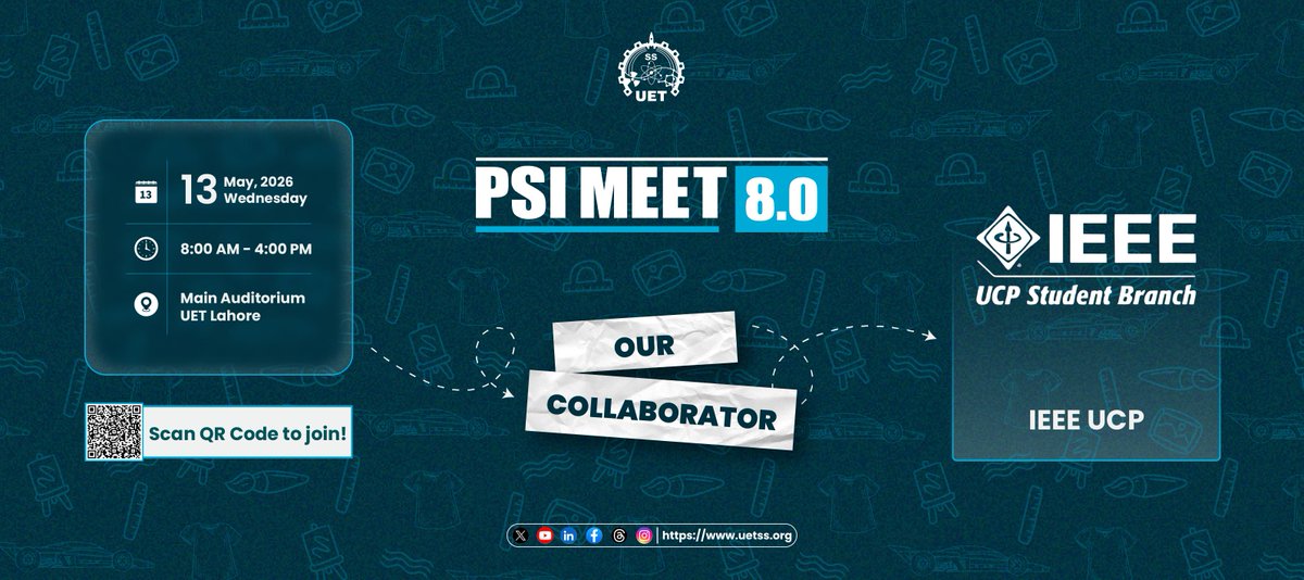 UET_SS's tweet image. UET Science Society proudly Welcomes its Collaboration Partners for PSI Meet 8.0. This partnership reflects our shared dedication and creating meaningful opportunities for students

Register now: forms.gle/NcZRnHGzSPznvs…

#PSIMeet #Partners #UETLahore #ScienceSociety #Collaborator