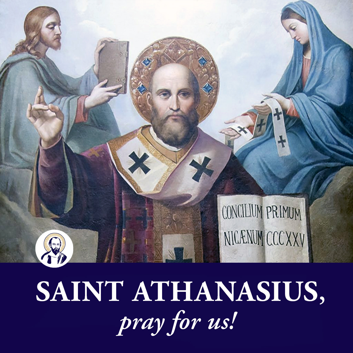 spstreetevan's tweet image. Almighty, ever-living God and Father, you raised up Saint Athanasius as the great champion of your Son’s divinity. Through the doctrine and patronage of your saint, in which we rejoice, let our knowledge and love of you grow ever deeper and stronger.
#saintoftheday #catholic
