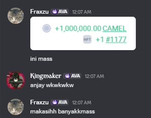kingmakerxbt's tweet photo. AVA members cooking again 🔥

We're early in Cypher ICO and now we got $400-$500 from @camel_cabal WL which is around 400-500x (since it's free) without begging any collab with tweets.

https://t.co/SpKSxKbo3n just have 1 alpha caller with good set of free tools, members just need to sleep.

Who said:
- Discord Early Role never cooking 😄
- Good R:R plays only from new meta and new chain 🤣
?

The reality: that "who" is begging for collabs, got endorsement money and begging for referrals.

Glad to be part of @cypher_ethereum Ecosystem without fudding the project just because of collabs (glad they didn't notice the fud cuz they're real builders).

AVA will never do any nft collabs and endorsement, we're pure skills.